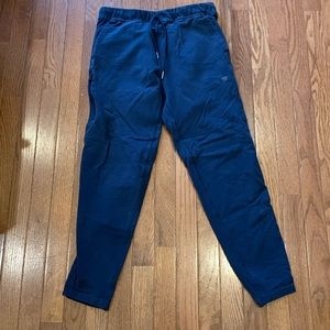 M my ack Weldon blue cotton stretch small tall sweatpant.
